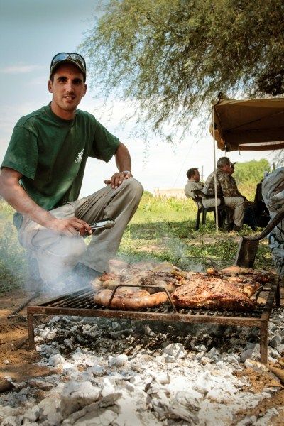 查纳雷斯猎场 asado 烤肉美食