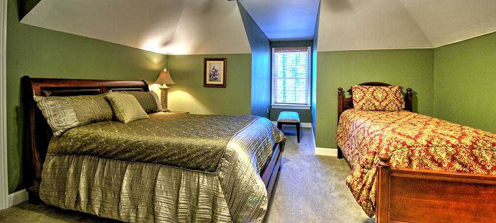 Quail Covey Lodge 小屋卧室