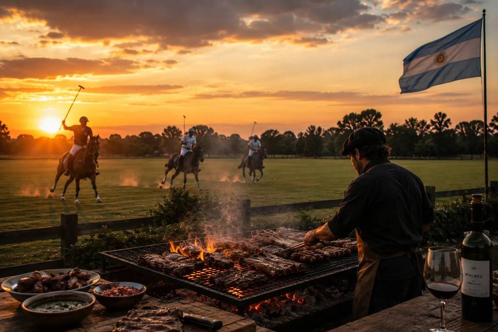 野外午餐 asado 烤肉
